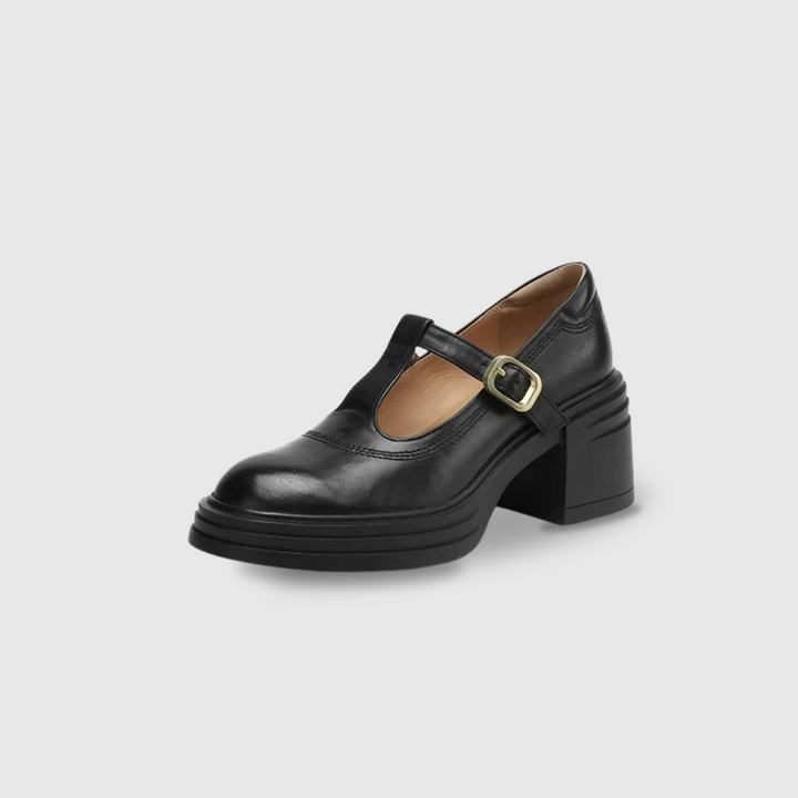 Susannah | Platform Block-Heel Mary Janes