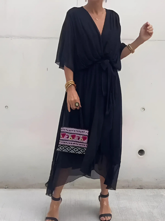 Astrid | Timeless Wrap Midi Dress