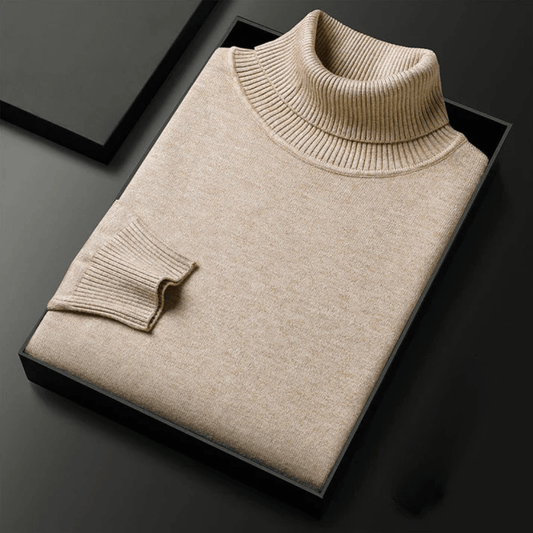Gerald | Roll Neck Wool Sweater