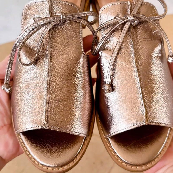 Poppy Lace-Up Sandals
