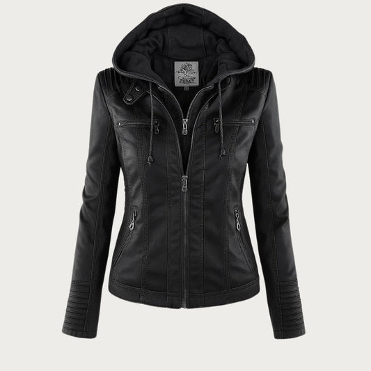 Flavia | Robust & Elegant Leather Jacket