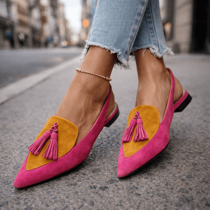 Eliza Tasseled Strappy Sandals