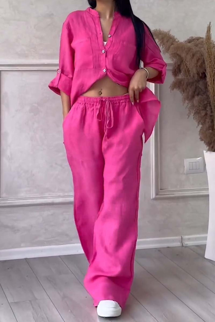 Lilly | Soft Cotton-Linen Two-Piece Set