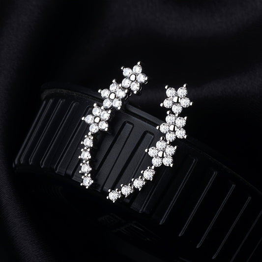 Timeless Flower Earrings - Silver