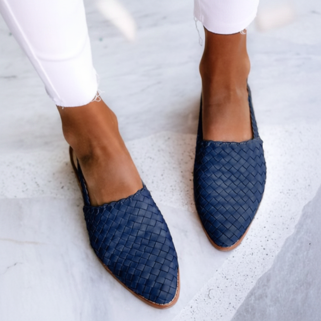 Monica Comfort Slip-On Shoes - Blue