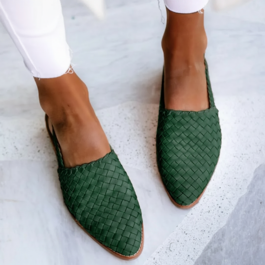Monica Comfort Slip-On Shoes - Green