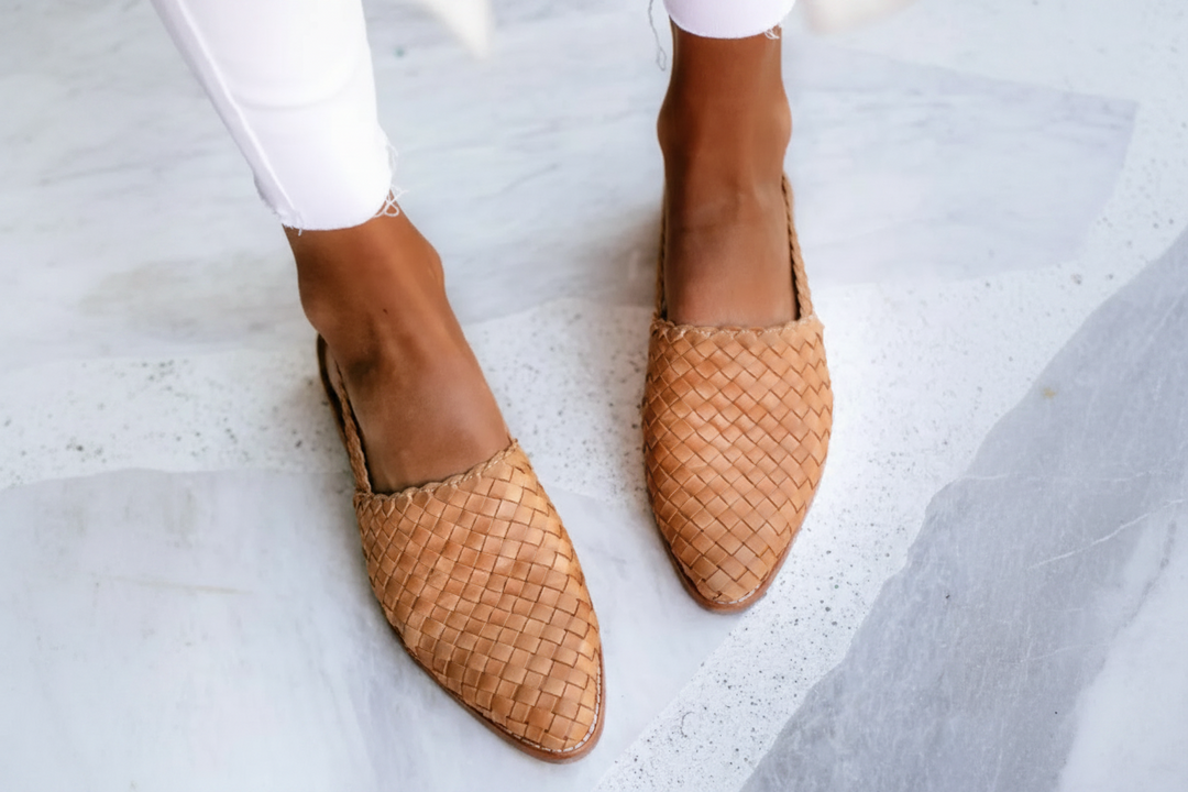 Monica Comfort Slip-On Shoes - Beige