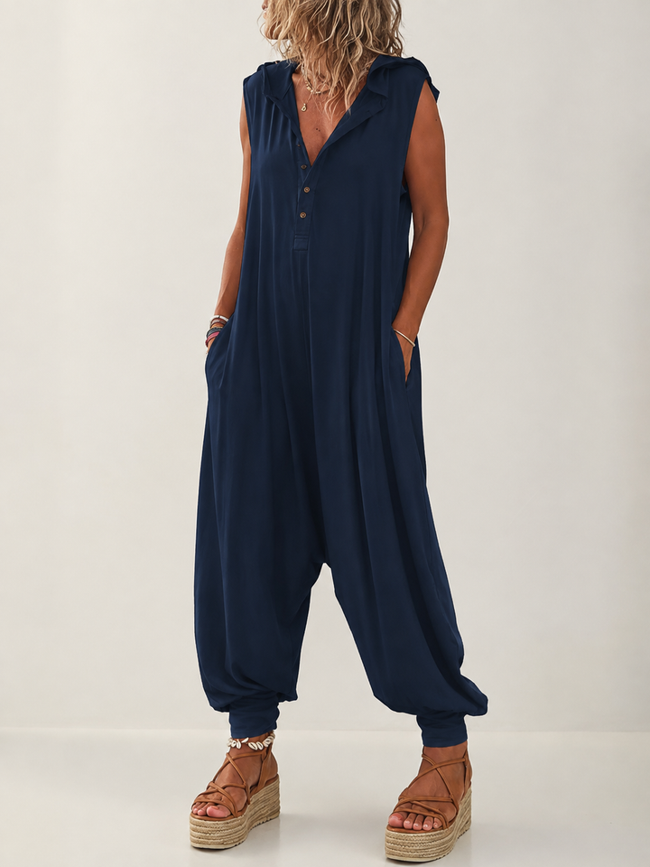Tilly | Casual Hooded Jumpsuit