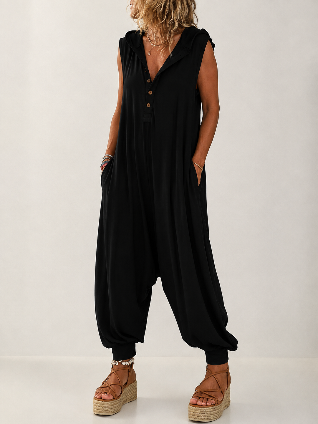 Tilly | Casual Hooded Jumpsuit
