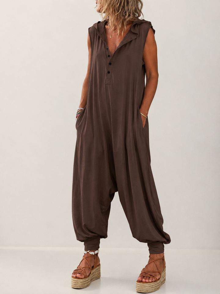 Tilly | Casual Hooded Jumpsuit