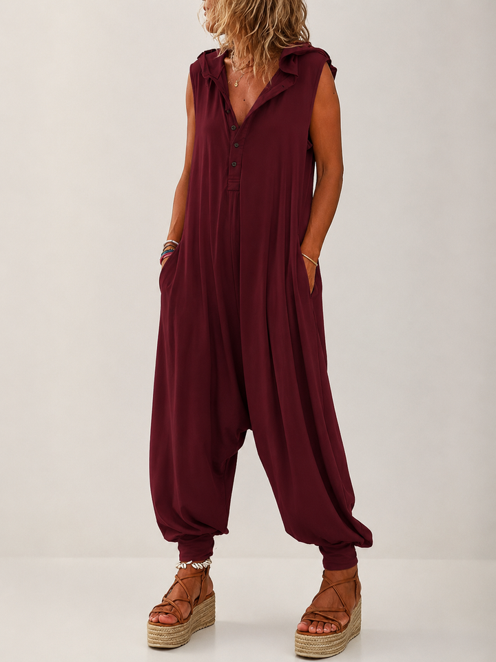 Tilly | Casual Hooded Jumpsuit