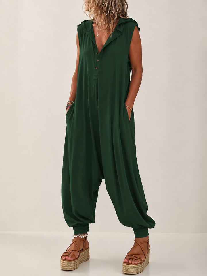 Tilly | Casual Hooded Jumpsuit