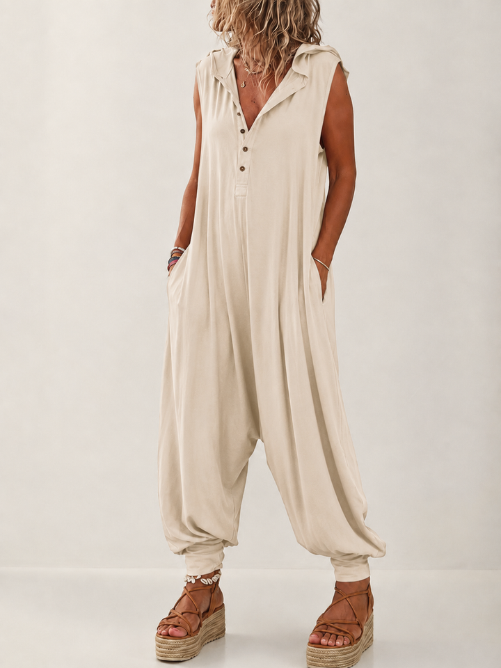 Tilly | Casual Hooded Jumpsuit