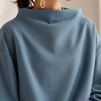Josephine | High Neck Balloon Sleeve Sweater