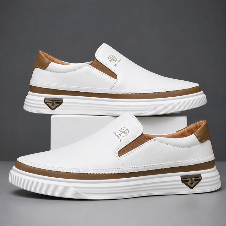 Albert Slip-On Leather Sneakers