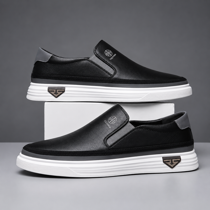 Albert Slip-On Leather Sneakers