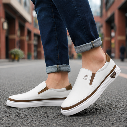 Albert Slip-On Leather Sneakers