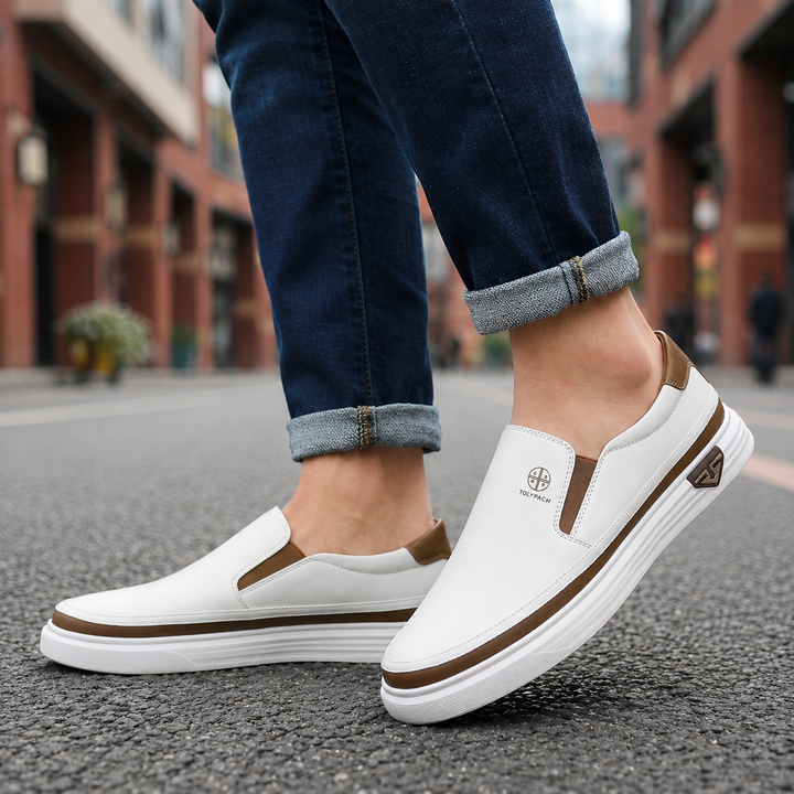 Albert Slip-On Leather Sneakers
