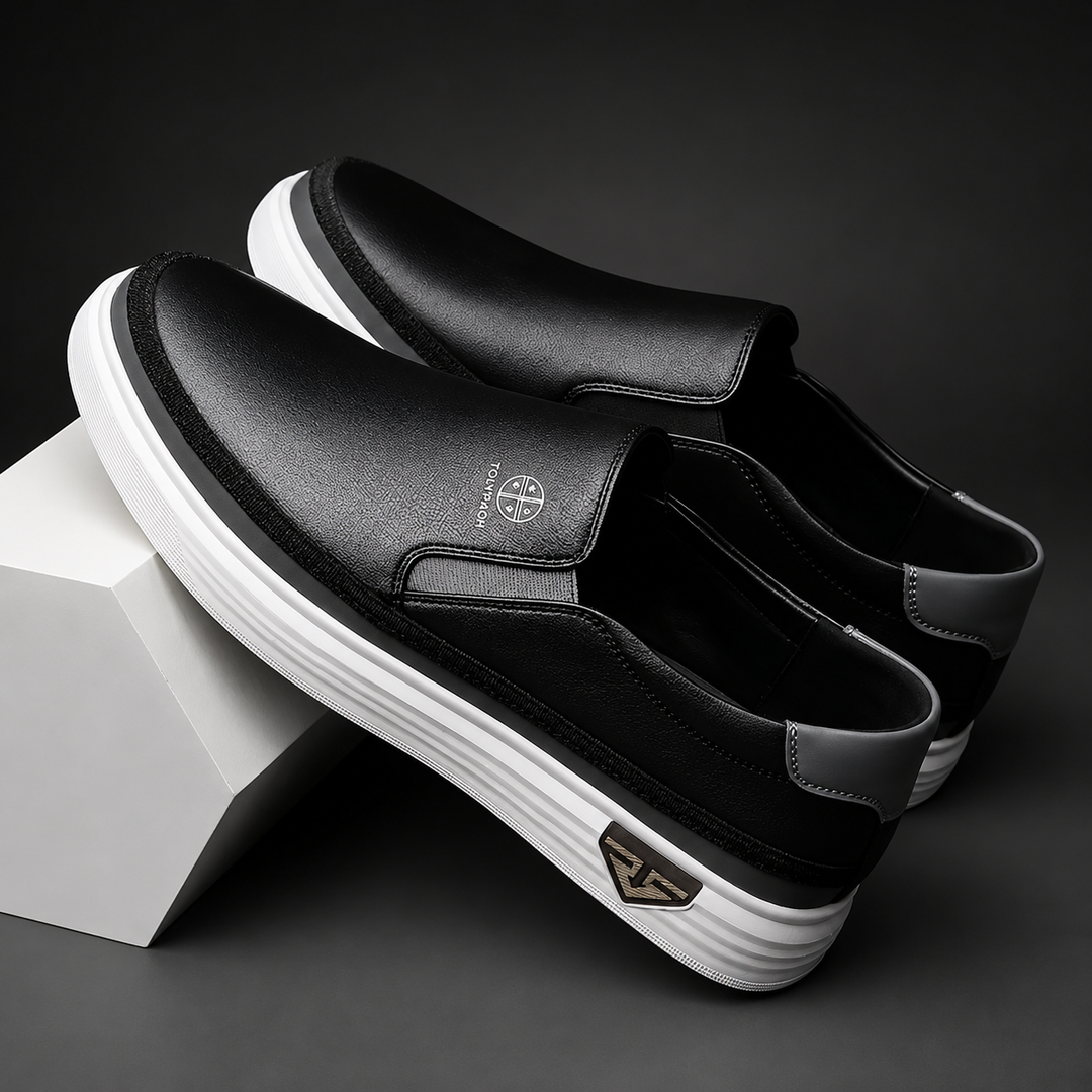 Albert Slip-On Leather Sneakers