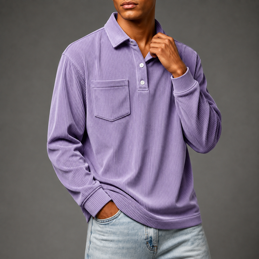 Bedford | Corduroy Pullover - Lavender