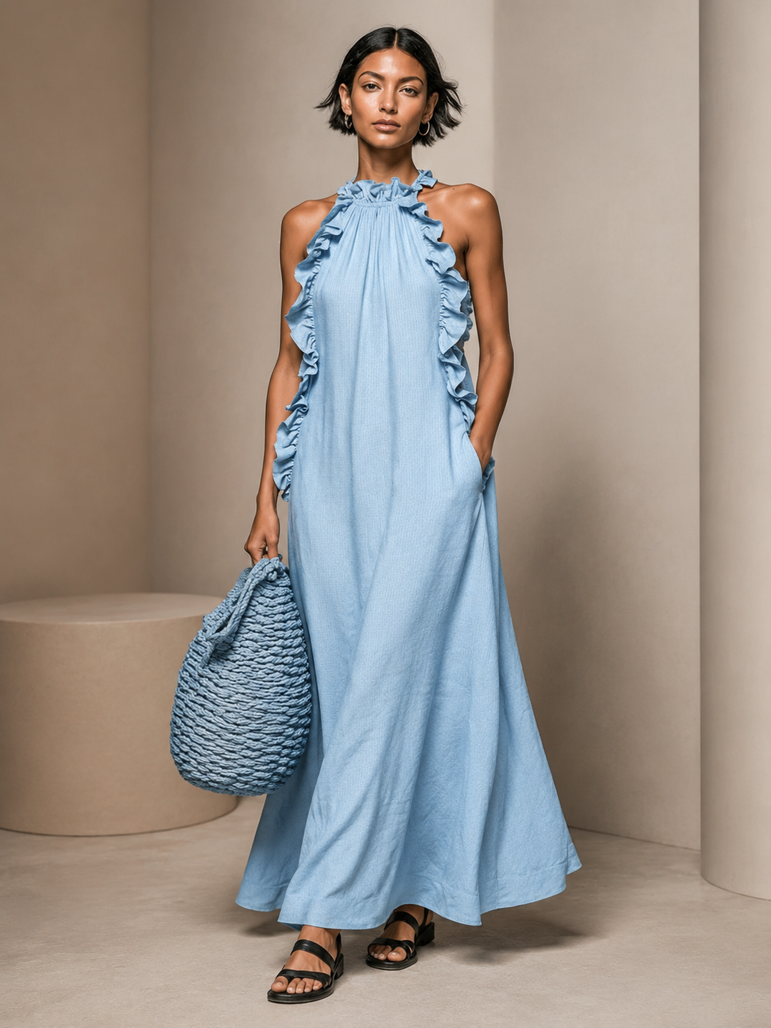Dorothy Pocketed Maxi Dress