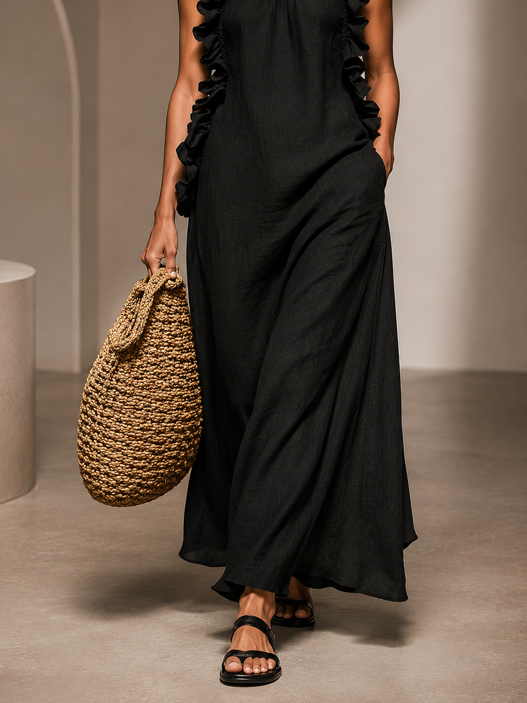 Dorothy Pocketed Maxi Dress
