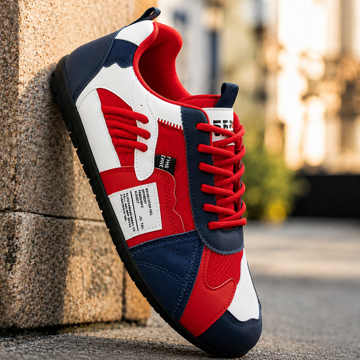 Giovanni Retro Colour-Block Sneakers