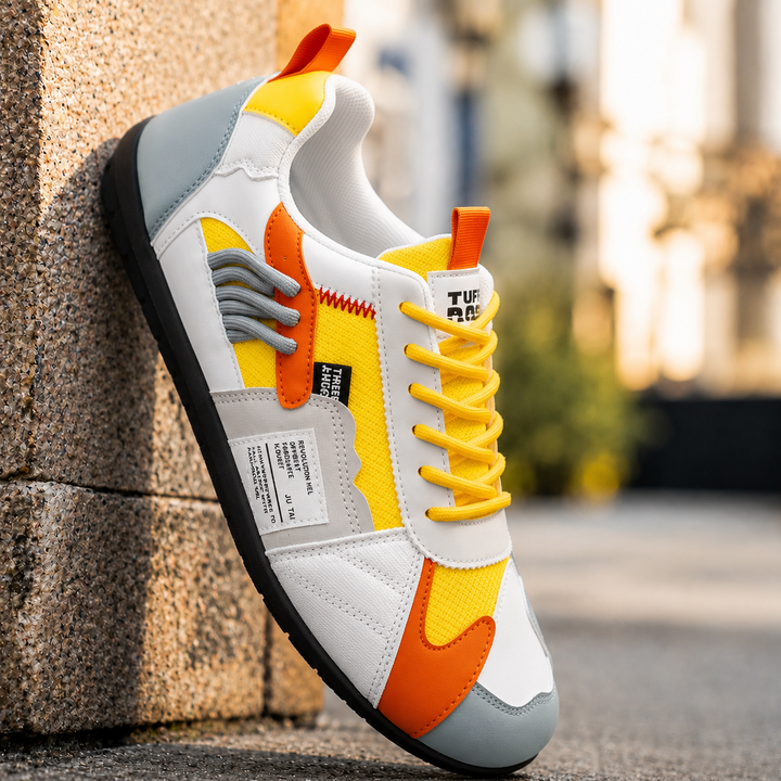 Giovanni Retro Colour-Block Sneakers