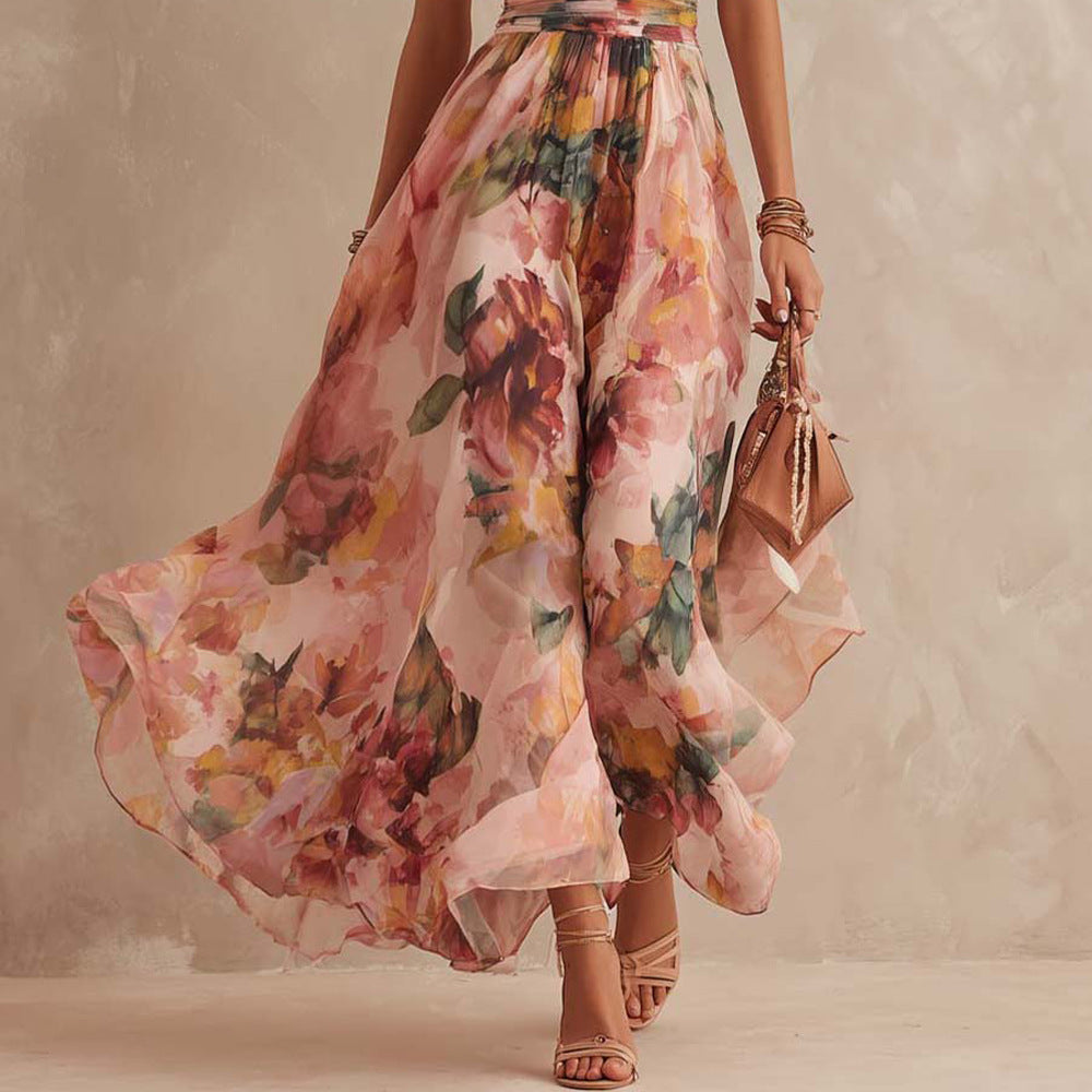 Vera One-Shoulder Chiffon Dress