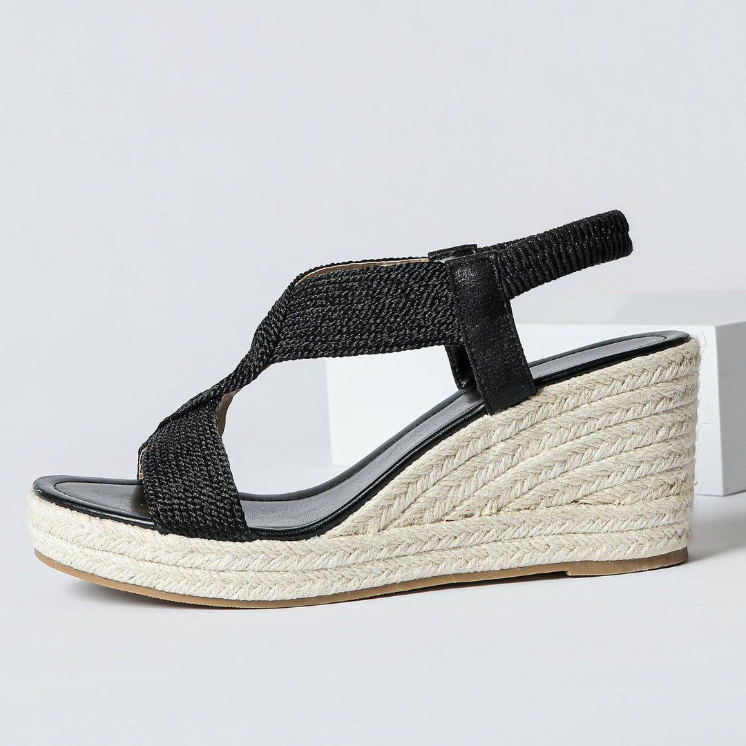 Aroa Handwoven Wedge Sandals