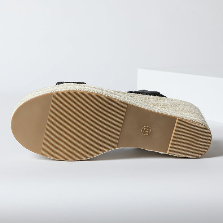 Aroa Handwoven Wedge Sandals