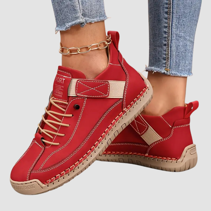 Mia Comfort Sneakers - Red