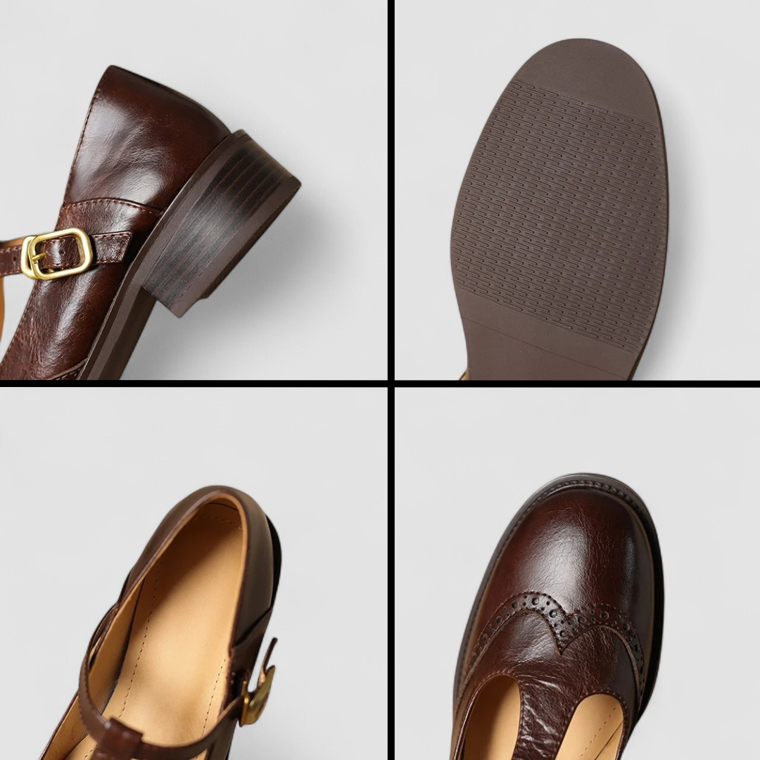 Margot | Perforated Mary Janes