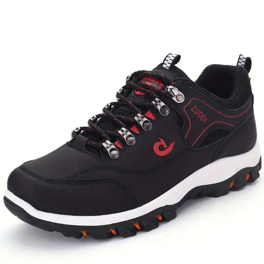 Sam | Waterproof Wide-Fit Hiking Shoes - Black
