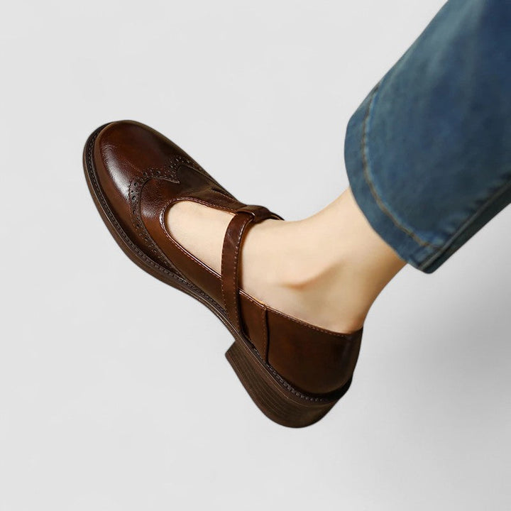 Margot | Perforated Mary Janes