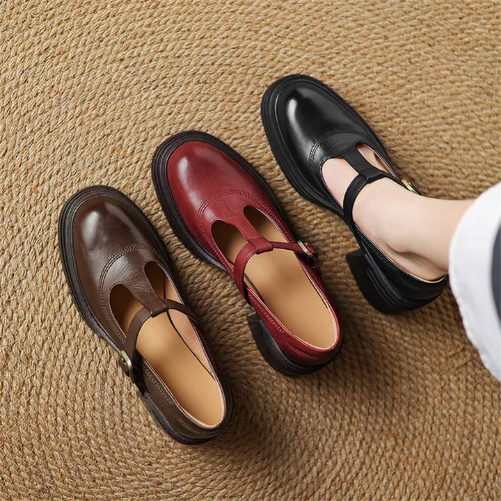 Susannah | Platform Block-Heel Mary Janes