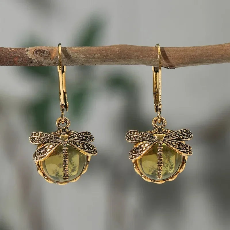 Crystal Pendant Earrings