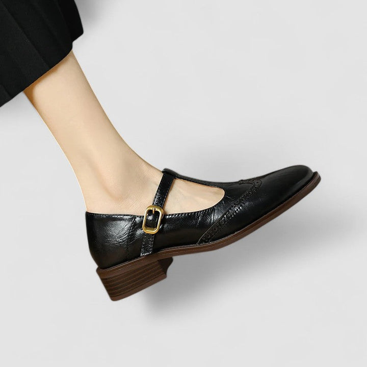 Margot | Perforated Mary Janes