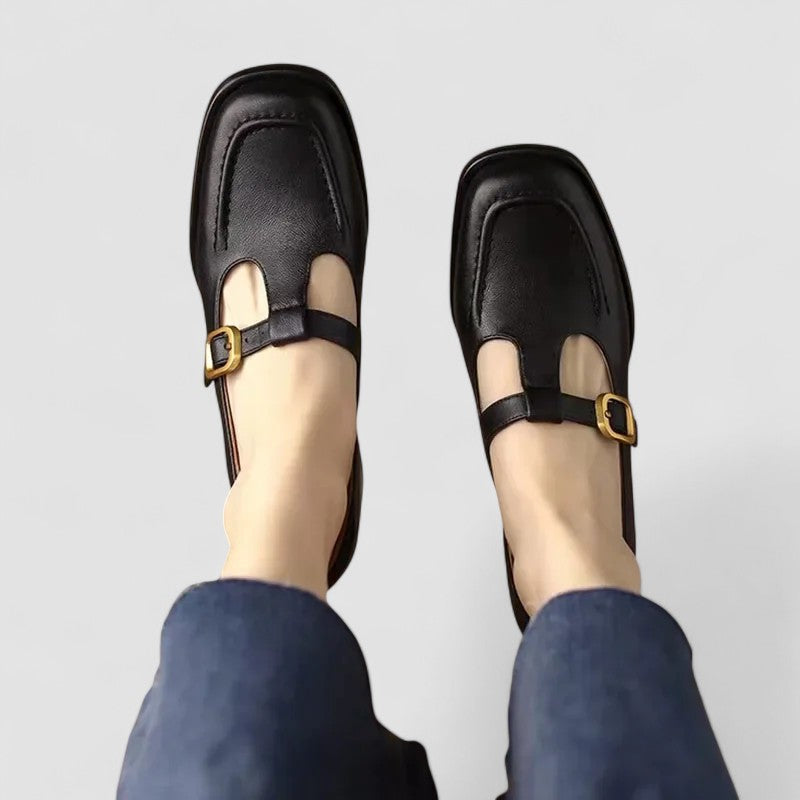 Tabitha | Flat Square-Toe Mary Janes