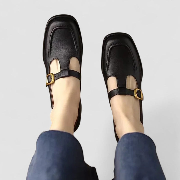 Tabitha | Flat Square-Toe Mary Janes