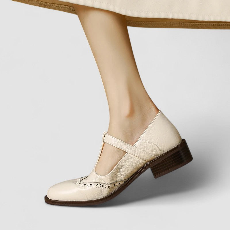 Margot | Perforated Mary Janes