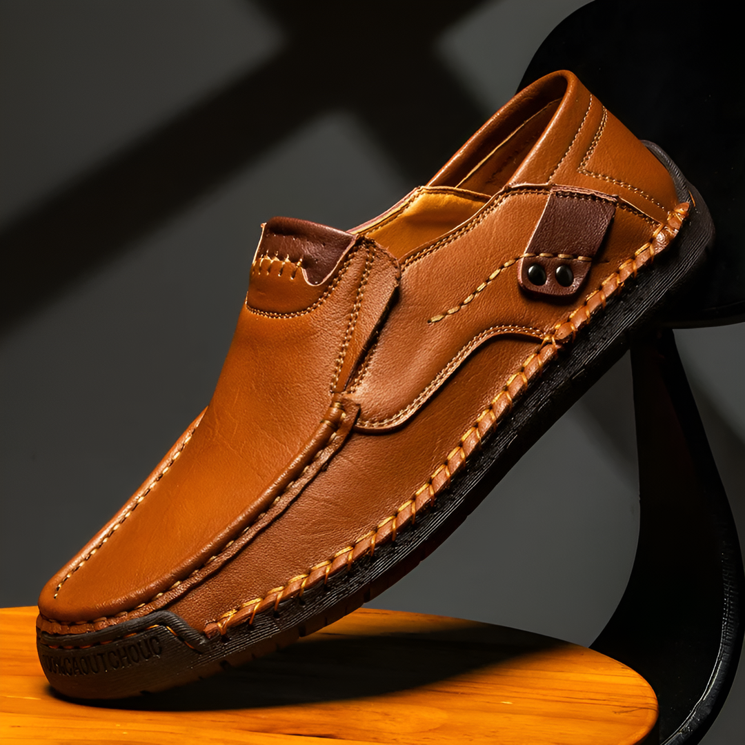 Cedric Leather Loafers - Light Brown