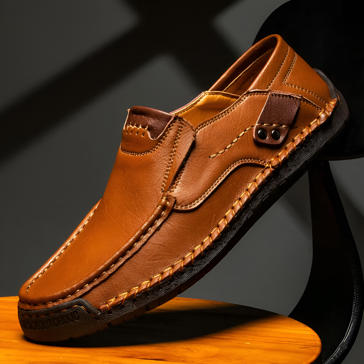 Cedric Leather Loafers - Light Brown
