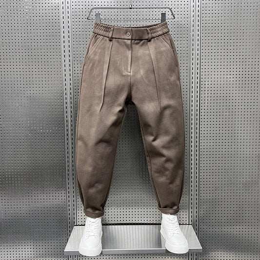 Reginald | Brushed Tapered Trousers