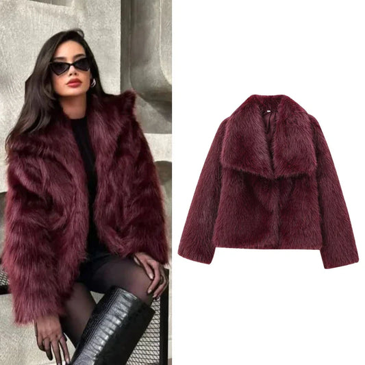 Lucia | Elegant Plush Fur Coat