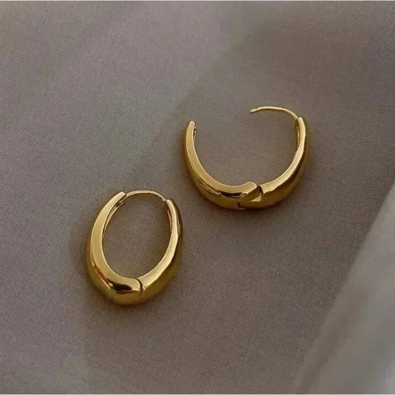 Silver &amp; Gold Hoop Earrings