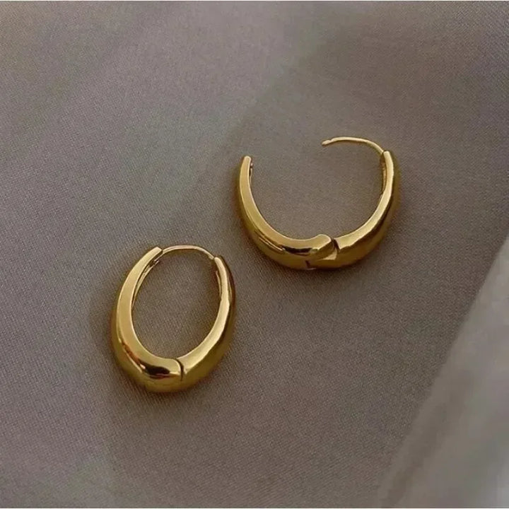 Silver &amp; Gold Hoop Earrings
