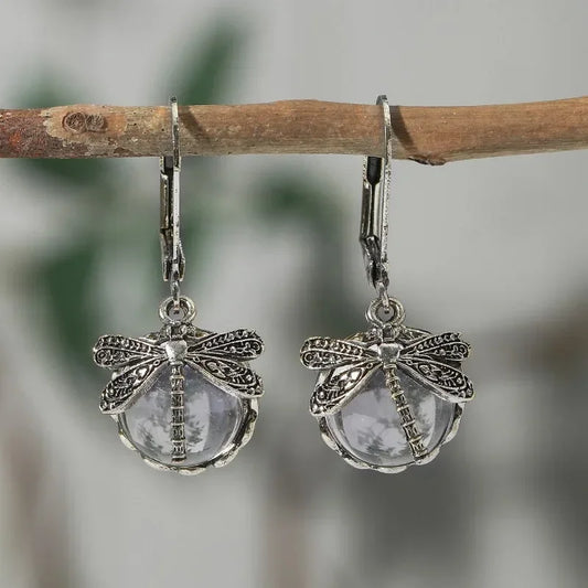 Crystal Pendant Earrings