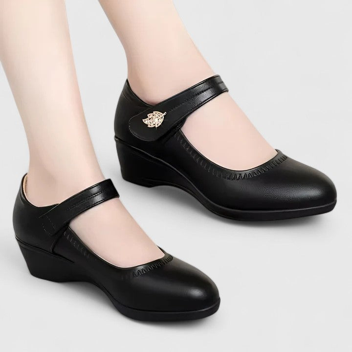 Katherine | Comfort Wedge Mary Janes