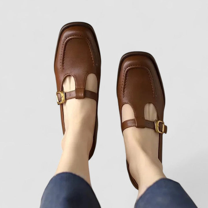 Tabitha | Flat Square-Toe Mary Janes